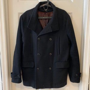 H&M Black Men's Peacoat